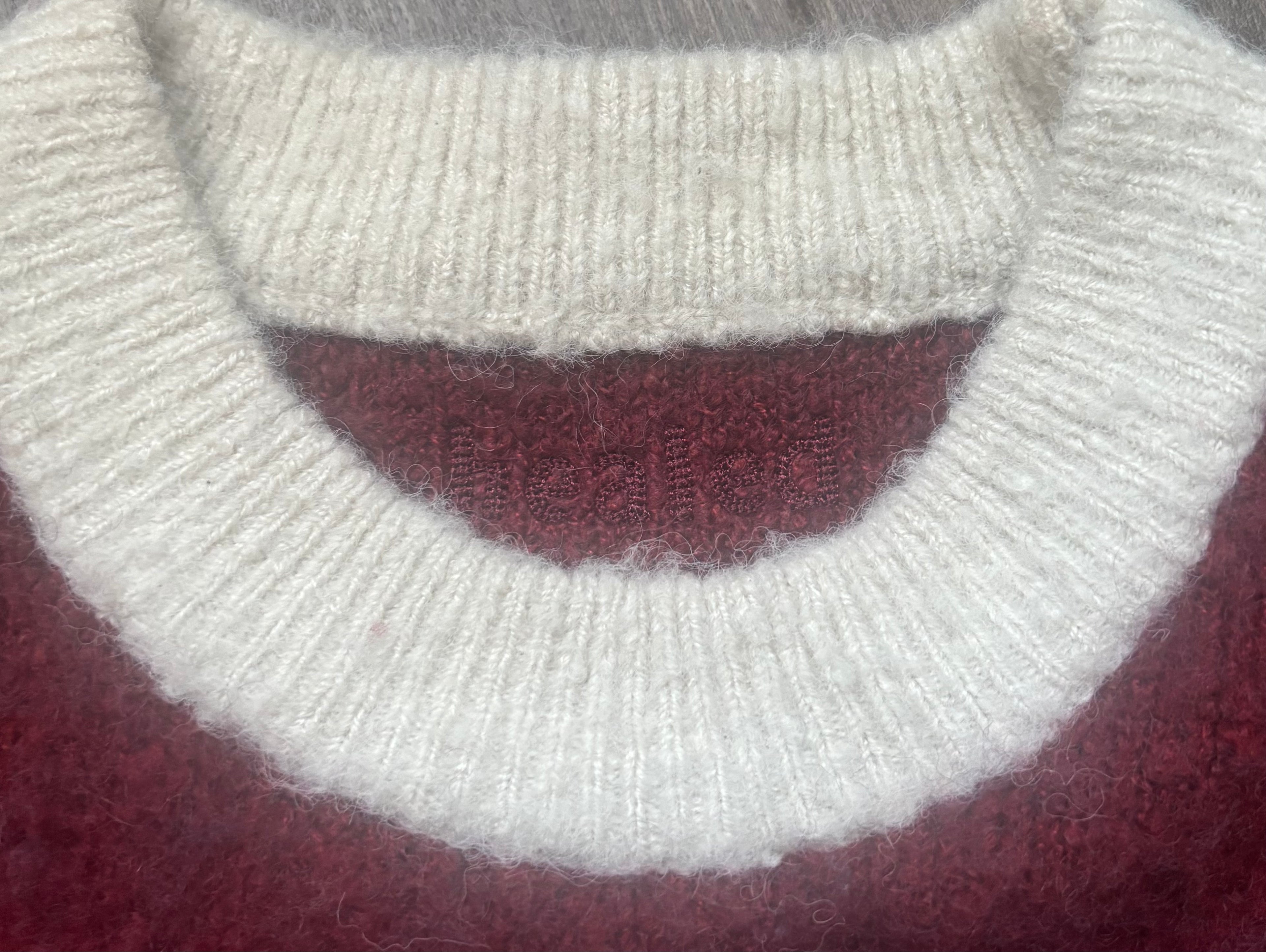 By His Stripes Mohair Sweater